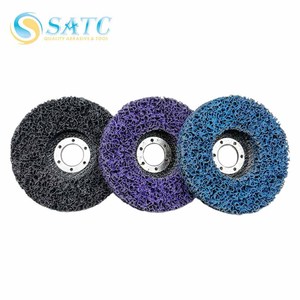 150pcs-carton पॉली स्ट्रिप क्लीन डिस्क सेट 4-1/<span class=keywords><strong>2</strong></span> "x 7/8" आसान पेंट स्ट्रिपिंग व्हील अपघर्षक उपकरण श्रेणी के लिए - Product Image 1