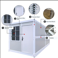 Vente en gros usine – Maison conteneur pliable de 20 pieds, maison modulaire préfabriquée pour dortoir de personnel, villa, usage extérieur
