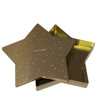 Boîte en métal personnalisée pour l'emballage de biscuits et de bonbons avec couvercle à charnière en tôle pour gâteau, pour chocolat, boîte cadeau de luxe personnalisée