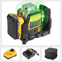 Xtester-DW89LG 360 &amp; Niveau laser vert 3D rotatif à 12 lignes, outil de marquage professionnel pour la construction en extérieur, batterie au lithium 009