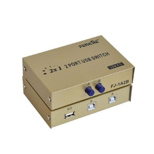 Fjgear 2 Port <b>Usb</b> <b>Switch</b> 1a2b <b>Usb</b> 2.0 Shared Hub For Printer And Computer - Product Image 3