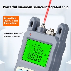Tích hợp 1mW Đồng hồ đo quang nguồn ánh sáng đỏ 5km kiểm tra phân rã quang học phát hiện lỗi ánh sáng bút IP kết nối mạng - Product Image 3