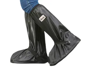 2024 CWS nova Venda Quente Da Motocicleta Anti-derrapante Homens Impermeáveis Sapatos de Chuva De Plástico Botas Capa Sapato Cobre