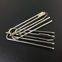 Crochets et fourchettes en acier inoxydable à quatre griffes pour rideaux, accessoires de ceinture, modèle A-1621, style moderne et épuré