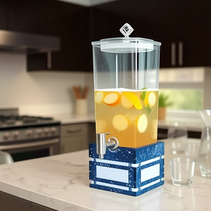 Distributeur de boissons Wan Zhan Beer Canister 3L avec éclairage LED et robinet pour bars et KTV - Product Image 2