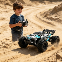 Voiture de course RC tout-terrain HT Q117-B 1/16 de qualité hobby, moteur brushless haute vitesse 70 km/h, 4 roues motrices, télécommande 2,4 GHz, jouet