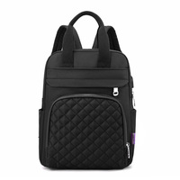 Sac à dos Oxford pour femmes, nouveau modèle en forme de losange, avec fermeture éclair, pour réduire la charge des étudiants