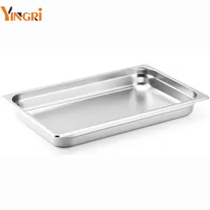 High Quality Multi Sizes Gn Pan Stainless Steel Food Container For Restaurant Hotel Kitchen Equipment