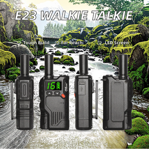 Портативная детская рация PTT с большим радиусом действия E23, LED-дисплей, управление VOX, водонепроницаемость IPX6, дальность 6 км - Product Image 2