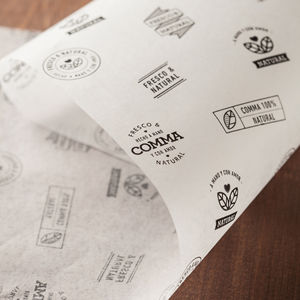 Reciclável LOGOTIPO personalizado Imprimir Sandwich Hot <span class=keywords><strong>Dog</strong></span> Restaurant Burger Wrapping Grease Oil prova Paper - Product Image 5