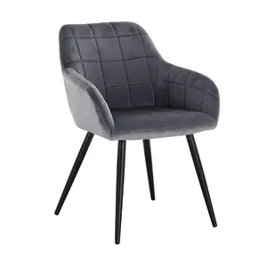 Дешевые цены в европейском стиле стулья для гостиной мебель стулья для столовой бархатная спинка сиденья