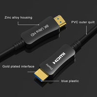 Câble HDMI 2.1 en fibre optique noir 8K TJ-A004-2 de 1 à 30 m, mâle-mâle, plaqué or, pour ordinateur portable et décodeur – Meilleures ventes