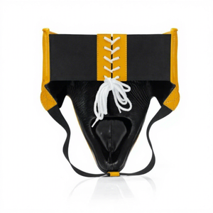 Protector Inguinal Personalizado EM-GP-01 de Cuero y PVC Transpirable para Boxeo, MMA y Artes Marciales - Empaque Personalizado - Product Image 3