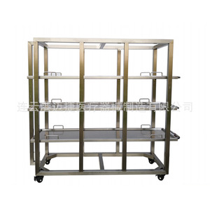 Stainless Steel Body Storage Rack Industrial Hospital Furniture Durable Design <b>Square</b> Shape - Product Image 2