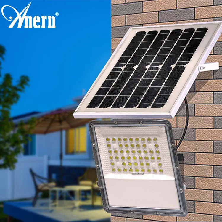 Anern high bright outdoor wall mounted solar light 100w