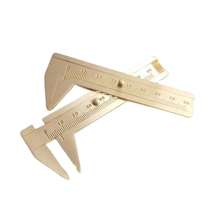 Hobbyworker 80mm 2022 אופנה נחושת דיגיטלי Vernier Caliper עבור DIY תכשיטי מדידה מכשירי כלים L1272