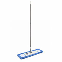 Serpillère plate en chenille pliable à un bouton, personnalisable, directement de l'usine, avec tampon anti-poussière réutilisable pour le nettoyage des sols domestiques et commerciaux