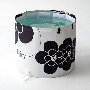 <span class=keywords><strong>Baignoire</strong></span> pliable de haute qualité personnalisable avec couvercle, en PVC, multicouche, robuste, indéformable, capacité de 170 L - Product Image 1