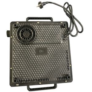 Table de cuisson électrique vitrocéramique à commande tactile, plaque chauffante radiante en verre, appareil de cuisine OEM 1600W, brûleur unique avec commande par bouton - Product Image 5