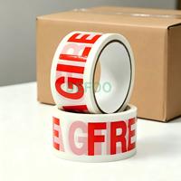 Ruban d'emballage fragile DEFOO OPP avec logo personnalisé, adhésif acrylique pour boîtes d'expédition, ruban d'emballage fragile directement de l'usine