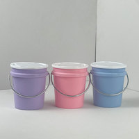Ember Cat Plastik Daur Ulang 400ml dengan Cetak Logo Kustom Ukuran Mini