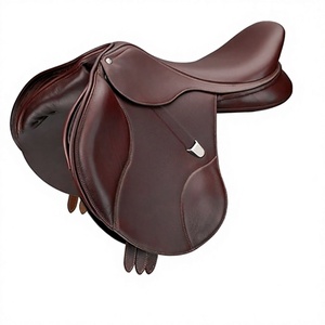 Selle d'équitation britannique en mélange synthétique et cuir, selle de course sur mesure en cuir, fournitures d'équitation - Product Image 1