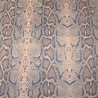 Tissu à Paillettes Imprimé Peau de Serpent Brodé, Motif Serpent Scintillant de Luxe pour Costumes de Scène - Grande Vente