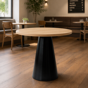 Patas de Metal Negras para Muebles, Bases de Mesa Comerciales, Patas de Soporte Cónicas de Hierro Fundido para Mesa de Comedor de Restaurante - Product Image 2