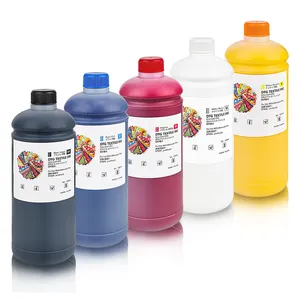 Dtg Botol Tinta Tekstil Tinta, untuk Epson L800 L805 L1800 R290 1390 1400 R3000 4800 DX5 DX7 DTG Printer