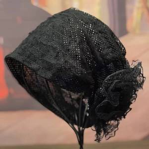 New Arrival: Solid Color Ethnic Style Women's Headscarf, <b>Hat</b>, and Muslim Headscarf - Product Image 1