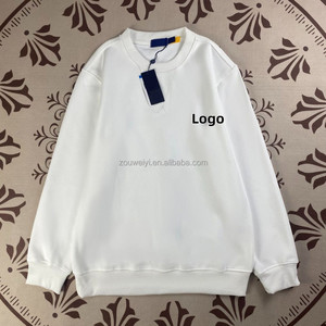 RL Ruff for Mark Sudadera de cuello redondo <span class=keywords><strong>para</strong></span> hombre 100% algodón Sudadera con capucha Anti-Pilling Pullover manga larga caballo sudadera bordada - Product Image 1