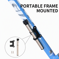 Pompe à vélo portable FAST BEE Mini, 85 PSI, pliable, pour vélo de route et VTT, vente en gros directe d'usine OEM