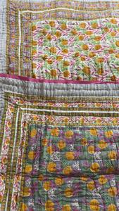 Indian Manufacturer Rajasthani Handmade Vintage Ethnic <b>Kantha</b> <b>Quilt</b> Hand Stitched Cotton <b>Kantha</b> <b>Quilt</b> Patchwork <b>Quilt</b> for Hotel - Product Image 6