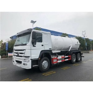 Camion d'aspiration des eaux usées SINOTRUK HOWO neuf, 6x4, 20 m³, camion à vide avec transmission manuelle, moteur diesel 400 CV - Product Image 4