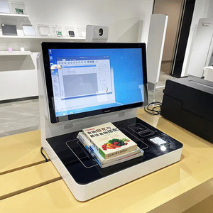 Tự động hóa quản lý Sách mã QR tích hợp RFID Máy tính để bàn UHF RFID Máy đọc mã vạch cho thư viện hệ thống quản lý - Product Image 3