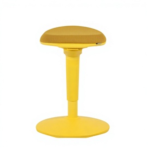 Tabouret de bar moderne en plastique Henglin Moore, chaise de bureau ergonomique à hauteur réglable, confortable pour une utilisation prolongée, pivotante, pour atelier - Product Image 4