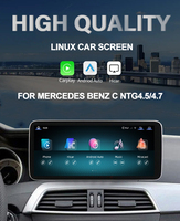Unité principale Linux T113 12,3 pouces pour Mercedes-Benz Classe C W204 S204 C200, CarPlay sans fil, Android Auto, Plug and Play