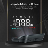 2025 M22 GPS Windshield HUD Speedometer dengan Jam Layar LED Lebar 3,5 Inci Garansi 1 Tahun Cocok untuk Semua Kendaraan