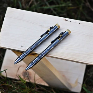 Bolígrafo de Acero de Damasco Hecho a Mano con Logotipo Personalizado y Caja de Madera para Venta al por Mayor - ¡Gran Oferta! - Product Image 1