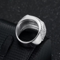 Großhandel Geometrische Modische Ringe Hochwertige Gold/Silber Plattierte Hip-Hop-Ringe für Partygeschenke