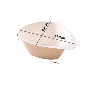 ชุดภาชนะใยอ้อยรักษ์โลก 100 ชิ้น ใช้ซ้ำได้และใช้แล้วทิ้ง สำหรับงานแต่งงาน งานวันเกิด งานปาร์ตี้บาร์บีคิว - Product Image 2