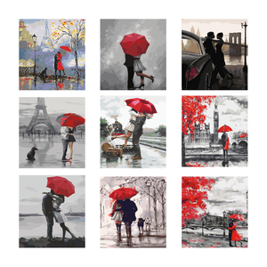 <span class=keywords><strong>Pintura</strong></span> por Números, <span class=keywords><strong>Pintura</strong></span> Hecha a Mano sobre Lienzo, <span class=keywords><strong>Pintura</strong></span> por Números DIY, Pinturas al Óleo sobre Lienzo para Decoración del Hogar - Product Image 2
