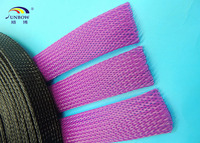 Funda Trenzada Expandible de PET, Funda Flexible para Cables, Tubo de Malla para Gestión de Cables de PC y Protección de Cables