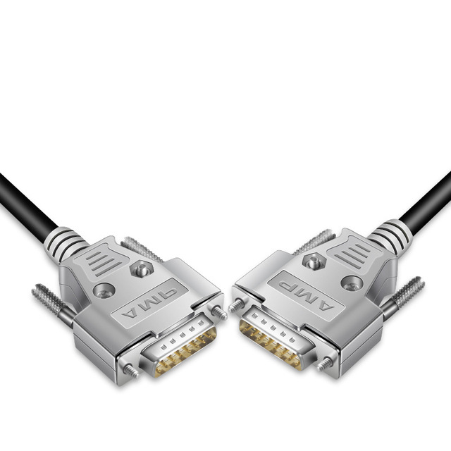Industrial Grade DB15 Serial Cable Male to Male Connection Cable Dual Shielded with Metal Shell Customizable