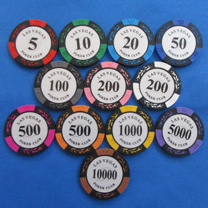 Marqueur de balle de golf personnalisé avec logo, avec jeton magnétique vierge type poker, marqueur de balle de golf - Product Image 1