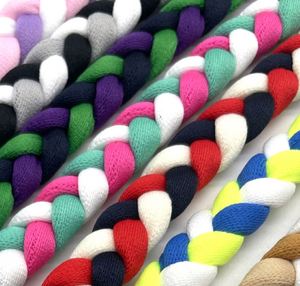 Cordon en nylon tressé de 12 mm à 3 brins, couleurs variées, cordon en nylon personnalisé torsadé - Product Image 3