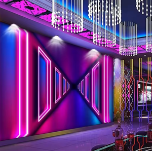 <span class=keywords><strong>Laser</strong></span> Lumière Flash Papier Peint bar Karaoké Disco Fond Mur Tissu Live Wall <span class=keywords><strong>Mural</strong></span> - Product Image 1