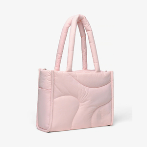 Borsa Puffy da Donna Personalizzata in Nylon Leggero Morbida Trapuntata Grande e Mini, Borsa a Spalla Puffy Imbottita, Borsa Tote Mini Puffer - Product Image 3