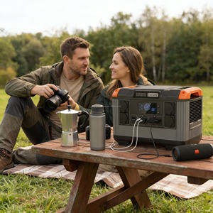 Estación de energía portátil para camping de 2000W 2400W 2000Wh LiFePO4, generador solar portátil para viajes al aire libre y picnic - Product Image 4