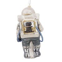Venta caliente hombres/mujeres creatividad espacio astronauta Robot cristal colgante Hip-hop Street Pop Navidad bola árbol adornos